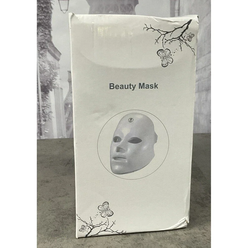 LED Face Mask Light Therapy7 Color Skin Rejuvenation Therapy LED Photon Mask